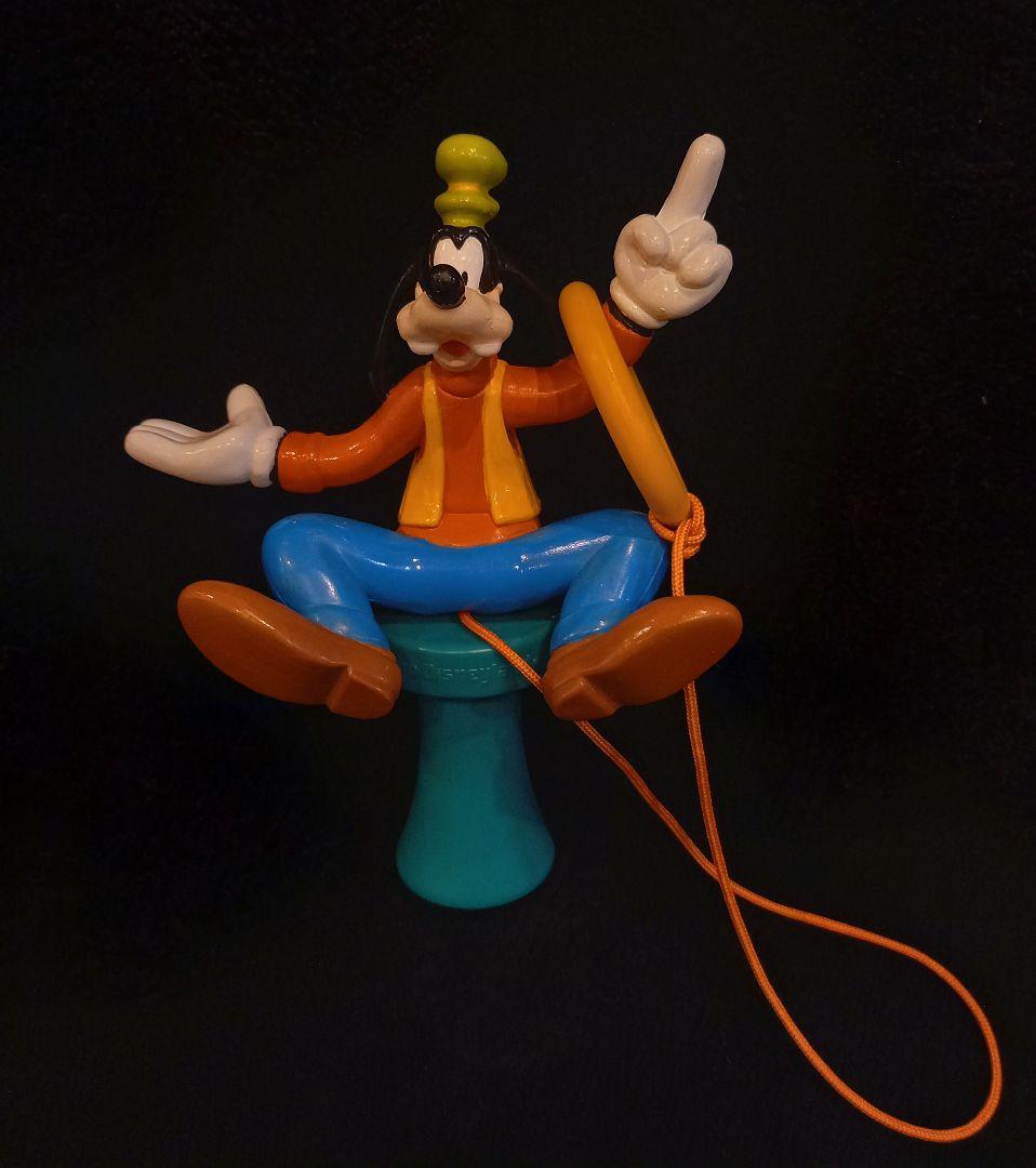 レトロ　ディズニー　グーフィー　おもちゃ　フィギュア　ソフビ　希少　レア
