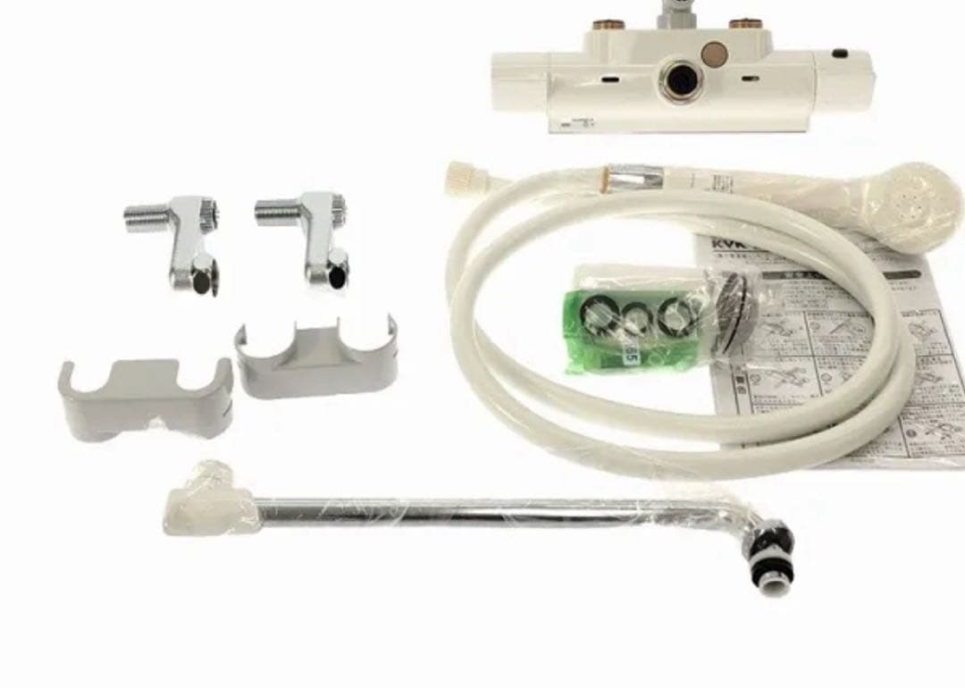 KVK サーモシャワー混合水栓 KF3000HTR3（ホワイト）