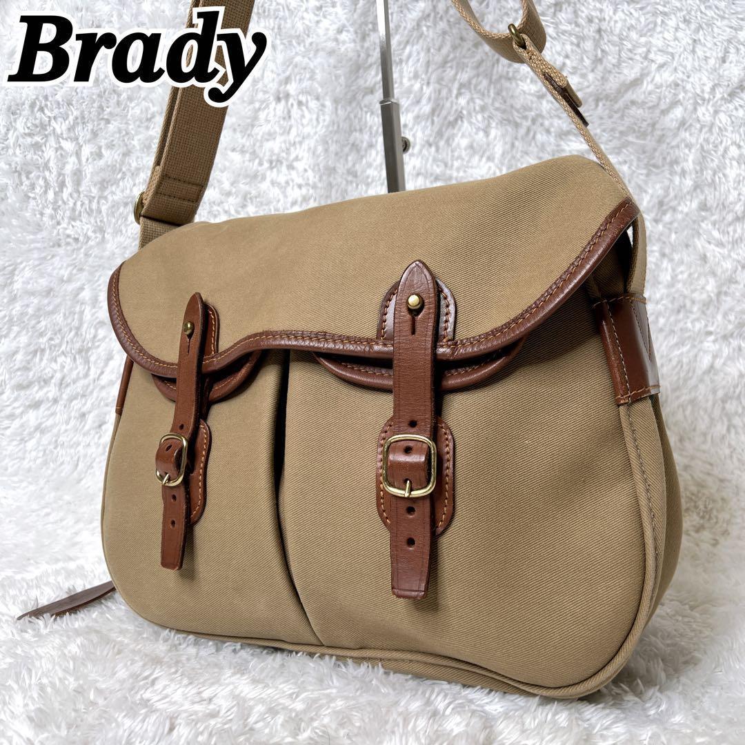 BRADY アリエルトラウト キャンバス 革 メッセンジャー ショルダーバッグ
