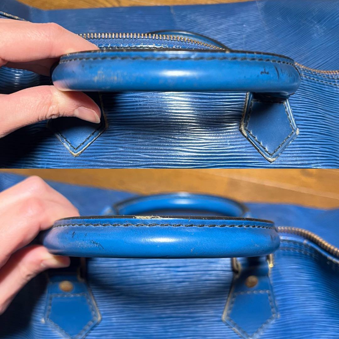 【ルイヴィトン/Louis Vuitton】エピレザーボストンバッグ40 青