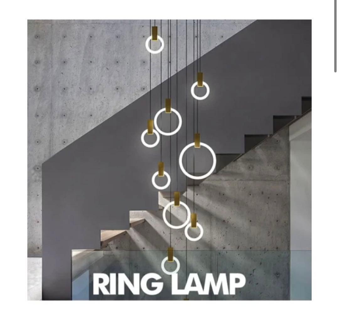 モダンリングペンダントライト