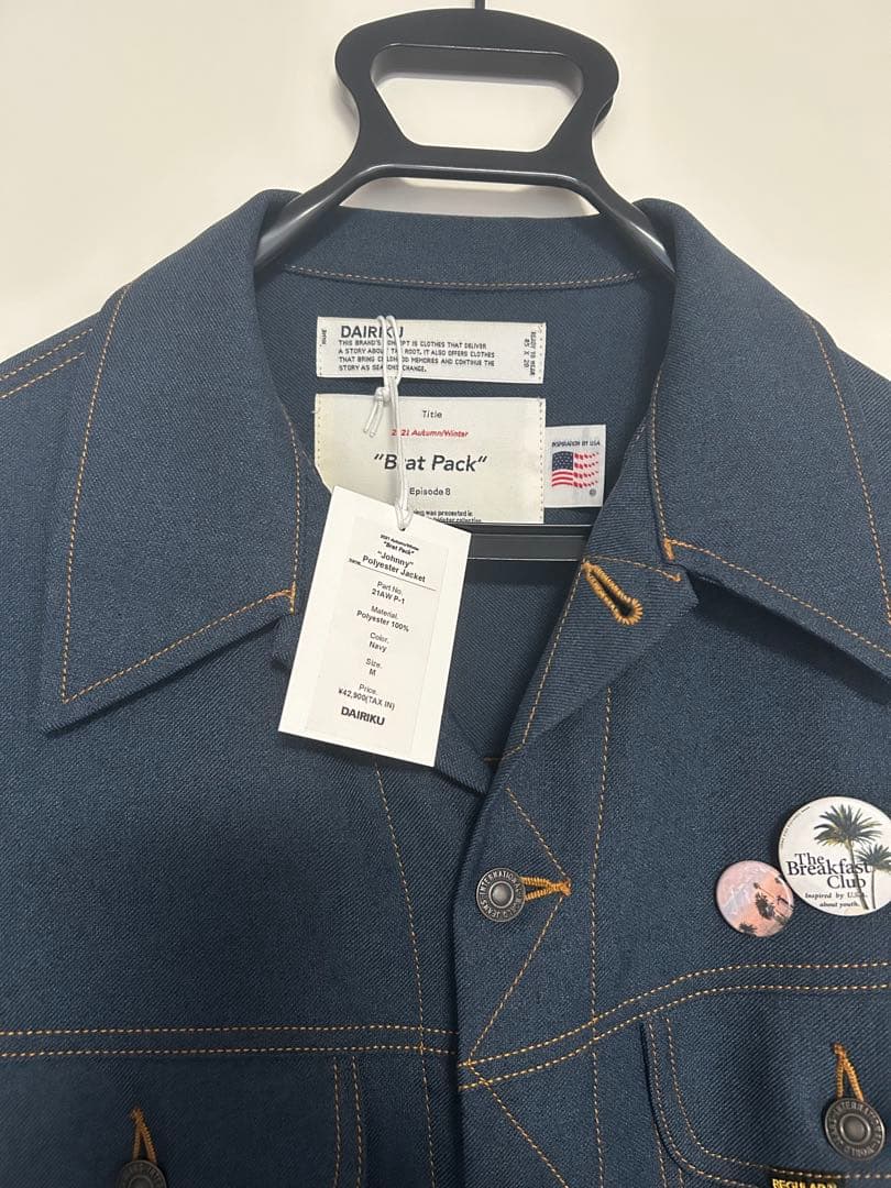 DAIRIKU　Johnny PolyesterJacket 21aw スタプレ
