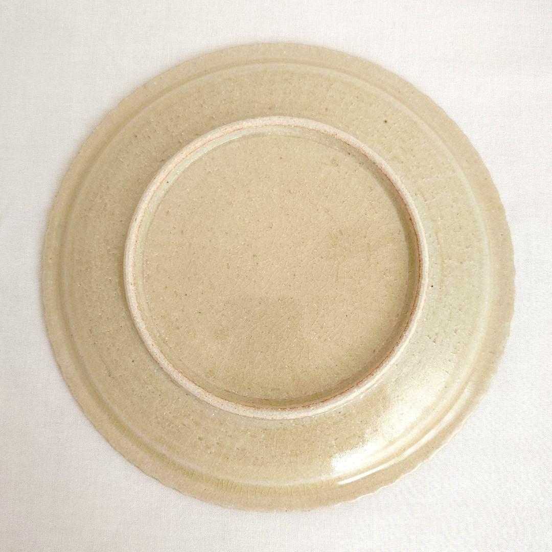 たくまポタリー 7寸 おかず皿 オリーブ 2枚セット