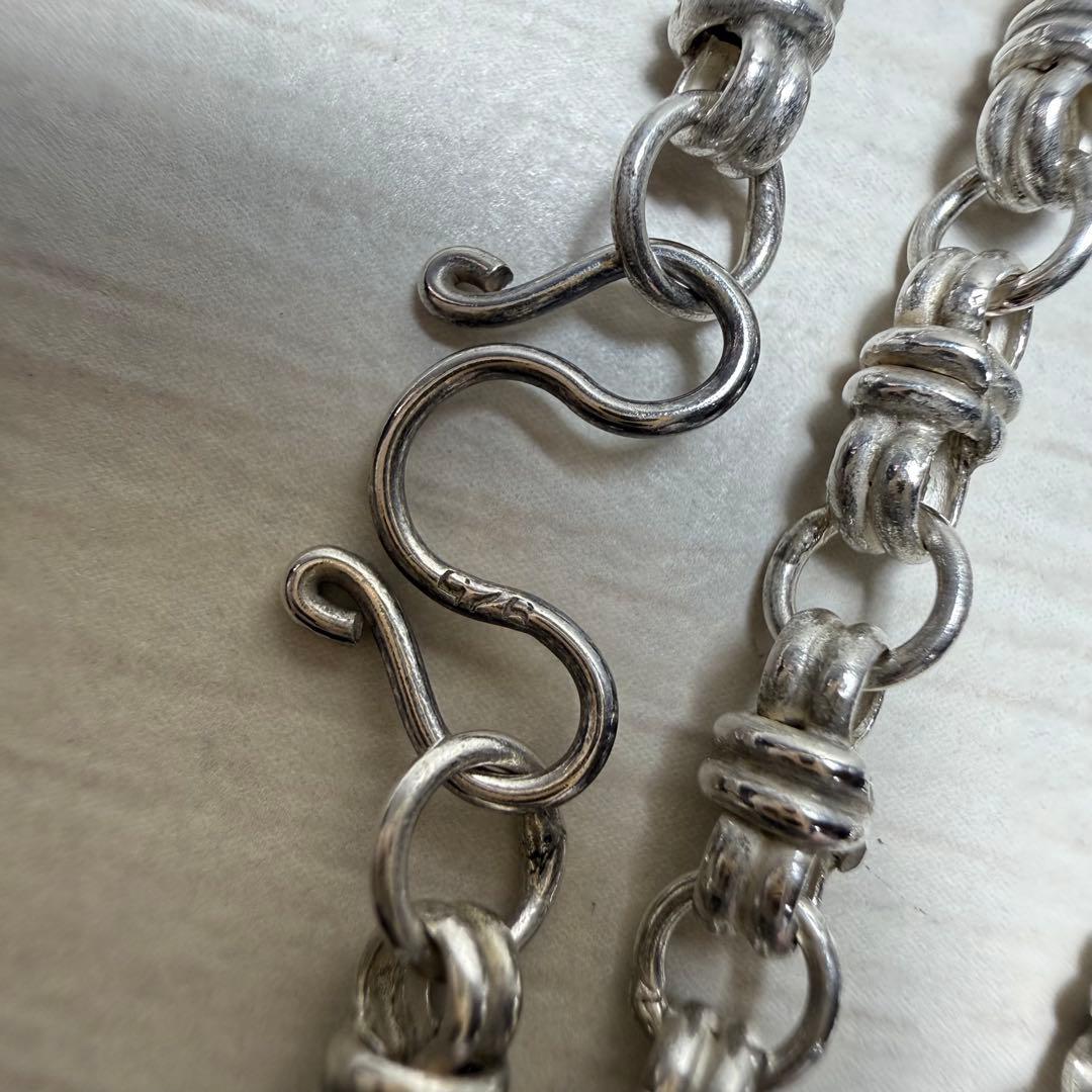シルバー925 デザインチェーン　ネックレス