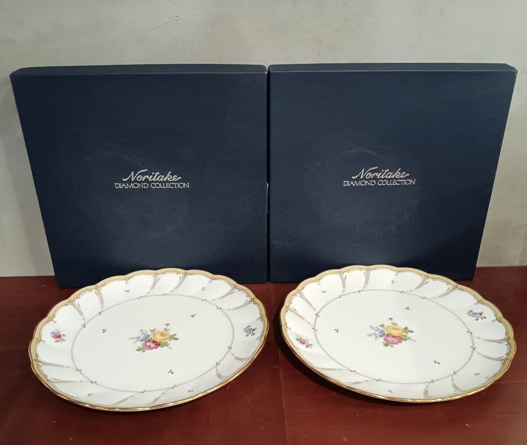ノリタケ ダイヤモンド コレクション ミネルバ プレート 2枚 B
