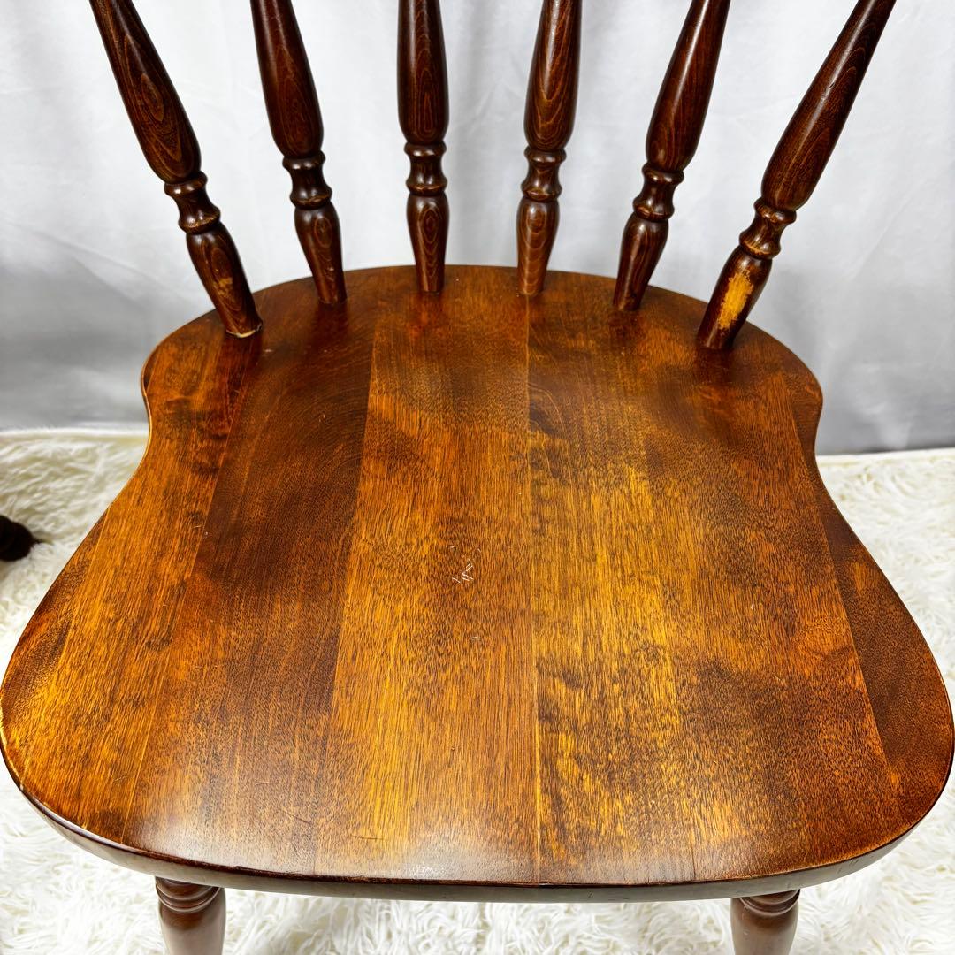 柏木工 ウィンザーチェア 2脚セット ナチュラル 北欧風 ダイニングチェア