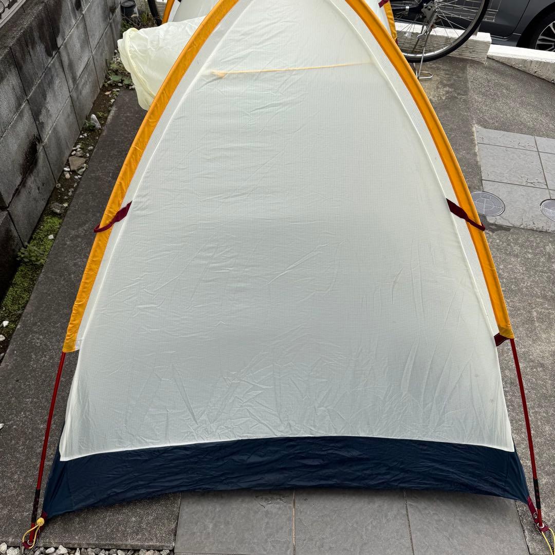 人気モンベル　ステラリッジテント 2型イエロー　山岳テント