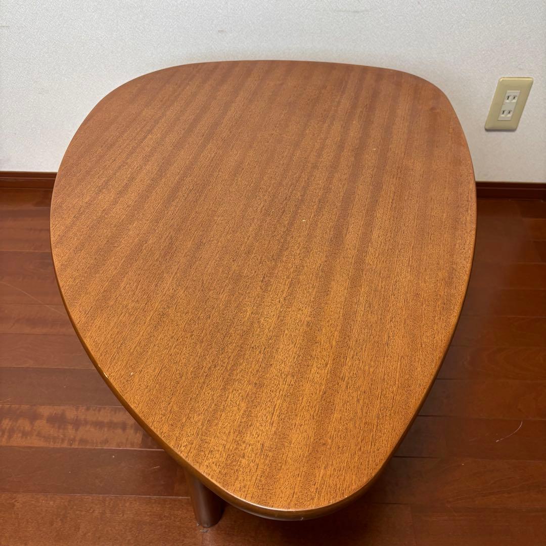 【訳あり品】【ウィドゥスタイル】センターテーブル　卵形