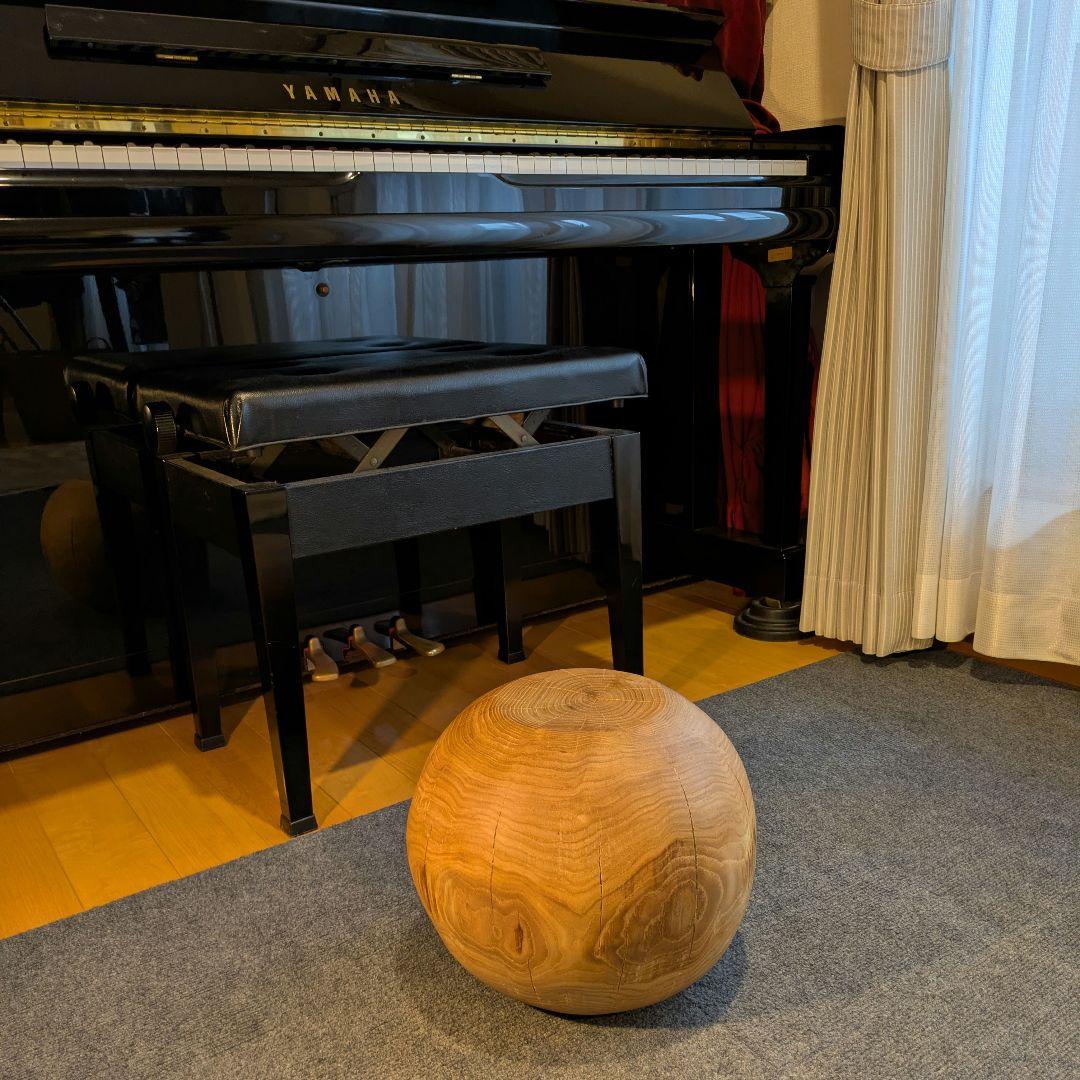 栗　天然木　丸型　切り株　丸太　高さ約26㎝