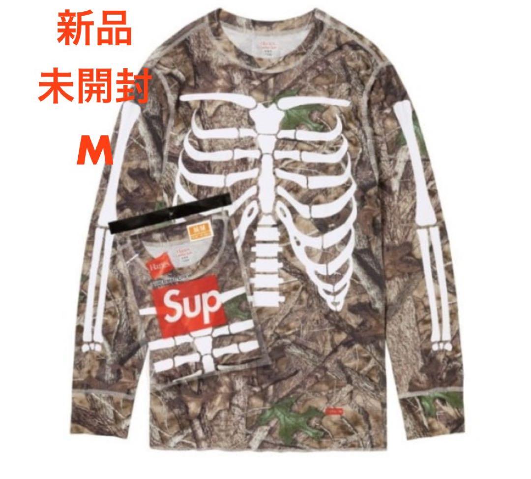 新品未開封　Supreme x Hanes Bones Camo M