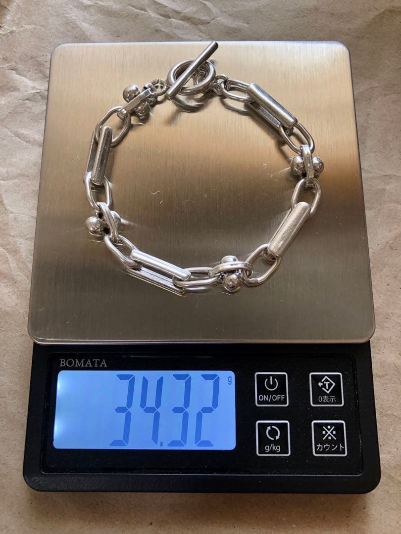vintage old 925 ハードウェア リンク ブレスレット
