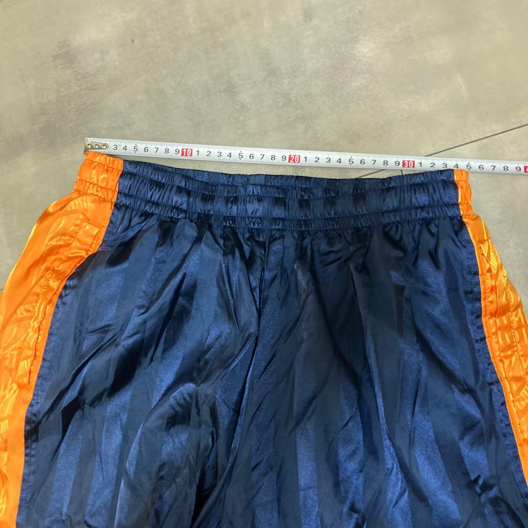 プーマ PUMA ナイロンジャケット 上下セット 紺色 ネイビー O オレンジ