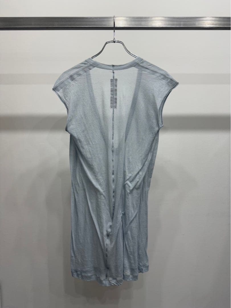 RICK OWENS 24AW Vネックロング丈ノースリーブトップス