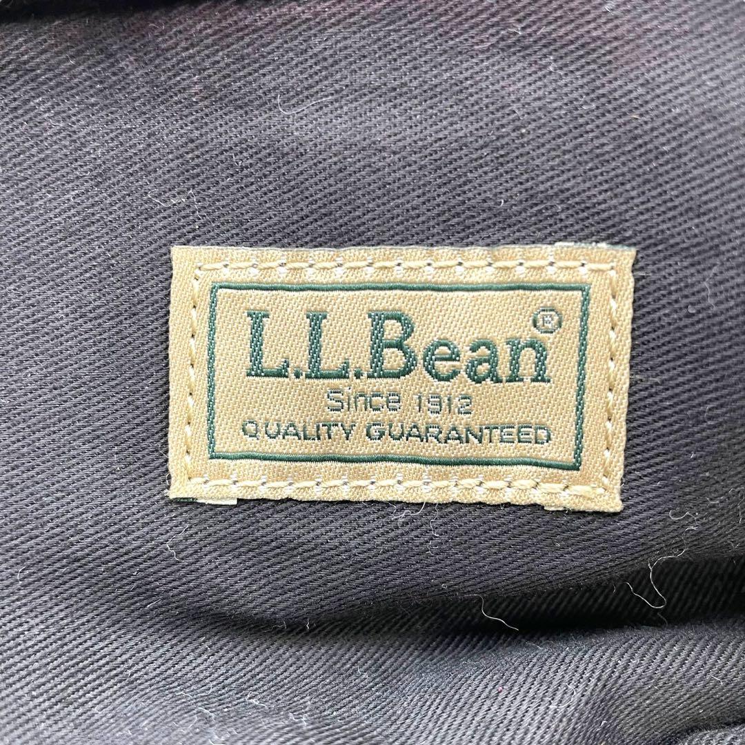 美品　希少モデル　エルエルビーン　トートバッグ　大容量　ボストン　レザー　黒