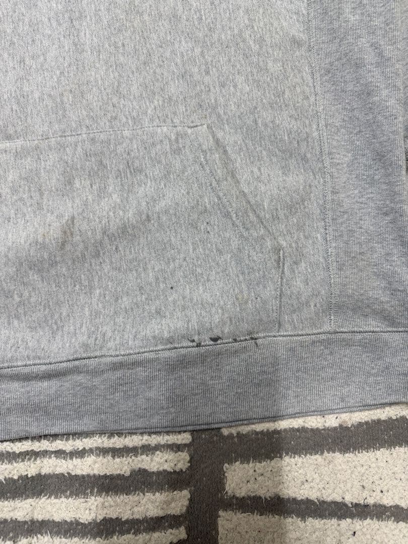 モ*ト様 Supreme Sロゴ グレー パーカー　サイズM