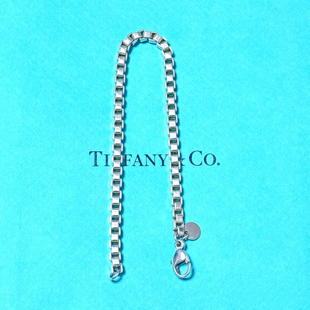 【美品】19.2cmTiffanyティファニー ベネチアン ブレスレット 925
