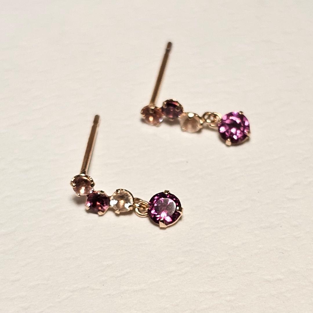 PePe K10YG ピアスとK10PGピアス