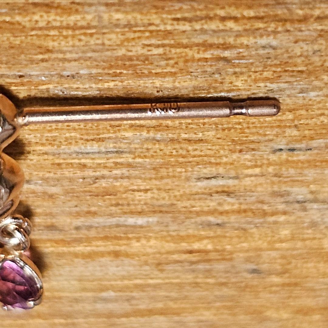 PePe K10YG ピアスとK10PGピアス