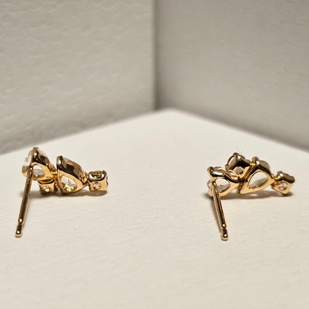 PePe K10YG ピアスとK10PGピアス