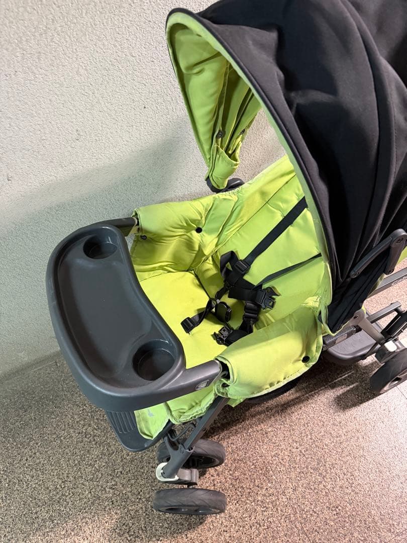 【送料込】joovy Caboose Graphite2人乗りベビーカー