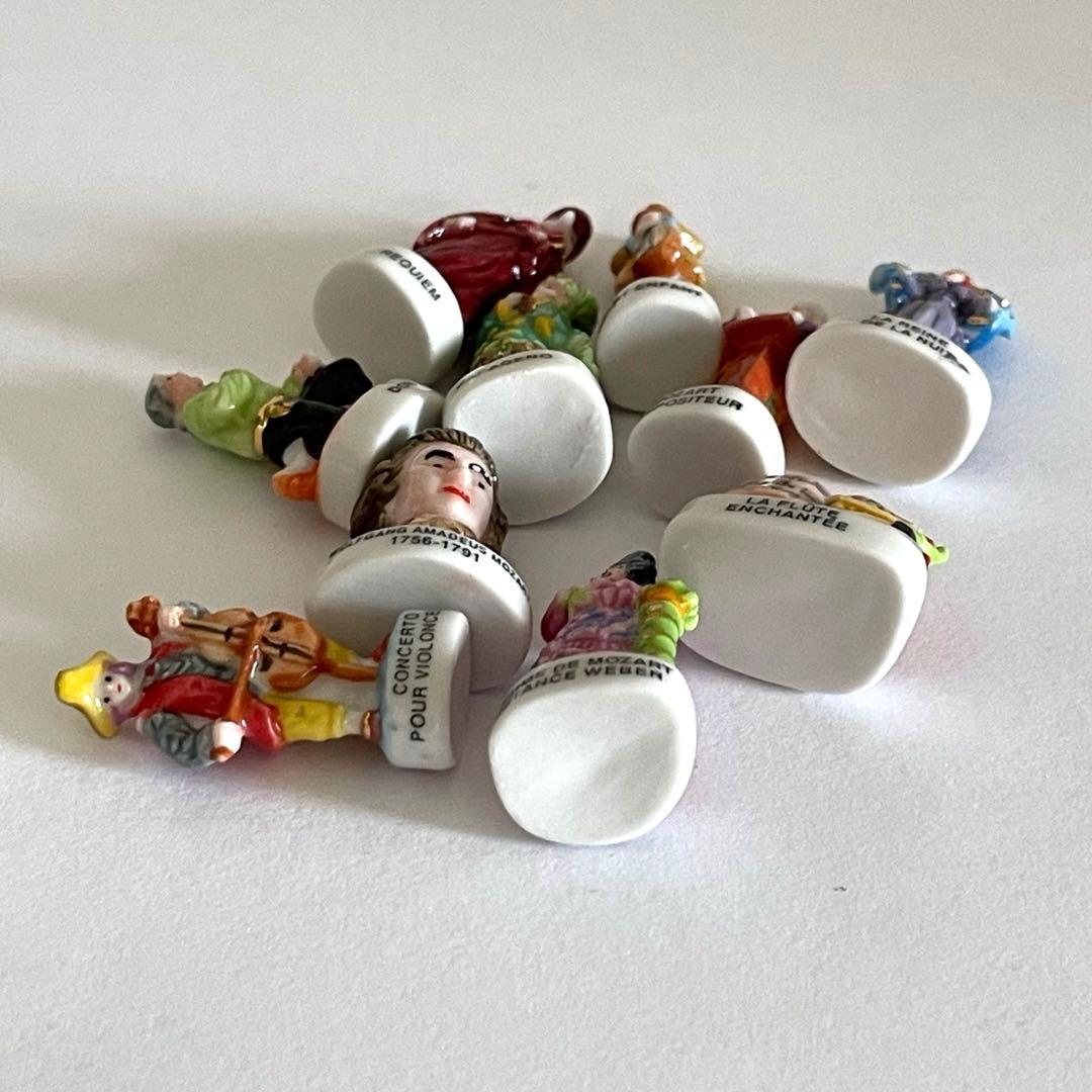 モーツァルト　フェーブ　フェーヴ　フランス　陶器　ミニチュア　置物
