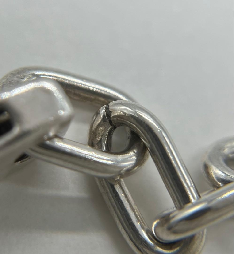 グッチ GUCCI IDプレート オーバルリンクチェーン ブレスレットSV925