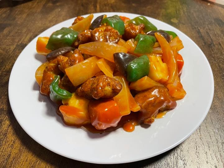 【食品サンプル】酢豚