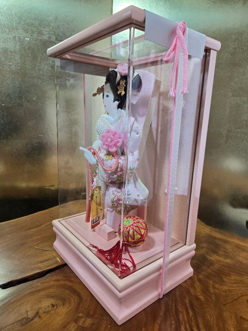 【展示品限り】正月飾り　羽子板　ケース飾り　※閉店セール　H32