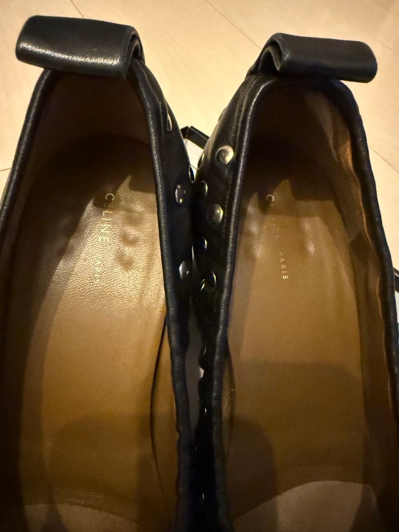 SALE！【希少】セリーヌ レザー ソフト バレリーナ パンプス シューズ