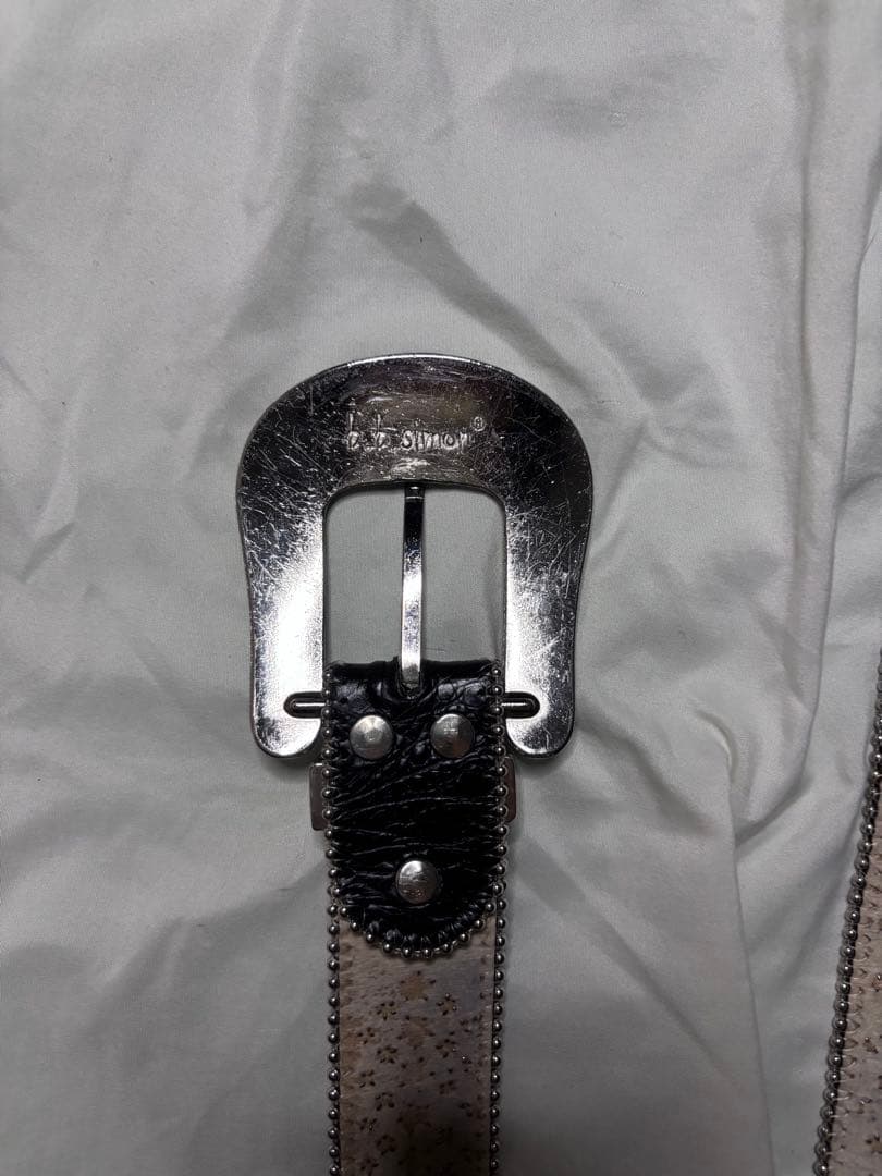 b.b.simon 黒 ベルト