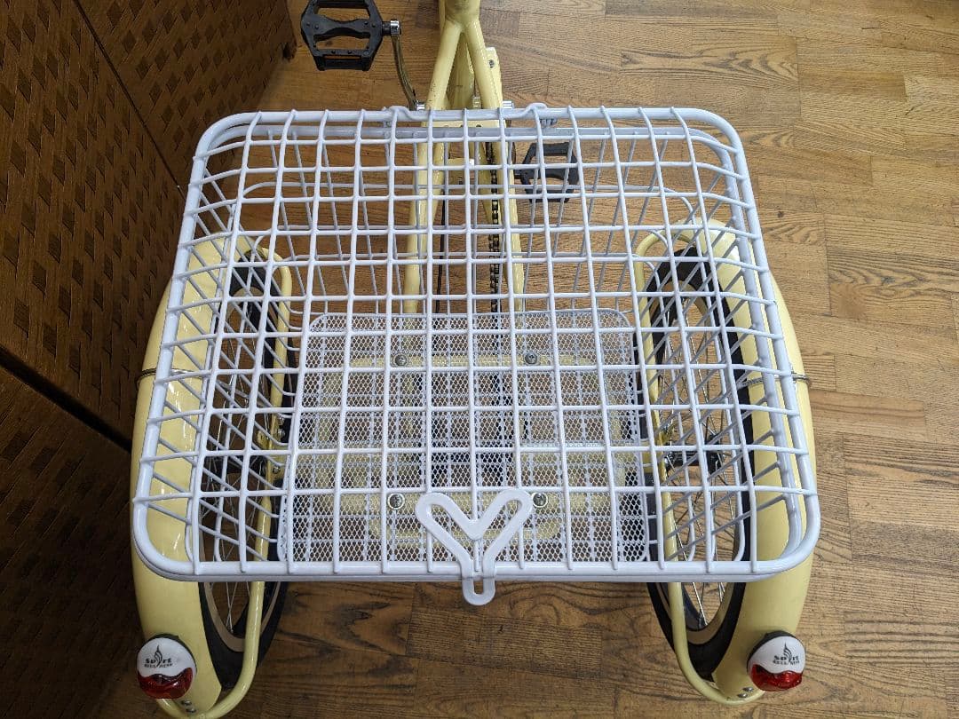 U005 三輪自転車　20インチ　イエロー