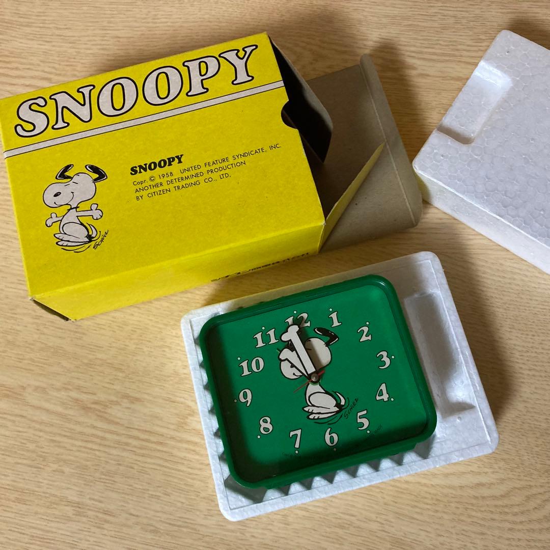 昭和レトロ SNOOPY 電子ミニアラーム