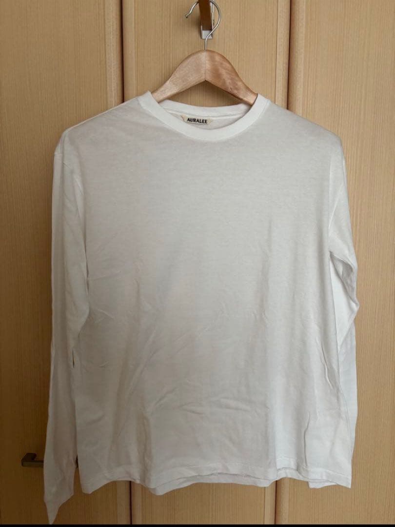 【AURALEE】　SEAMLESS L/S TEE 3