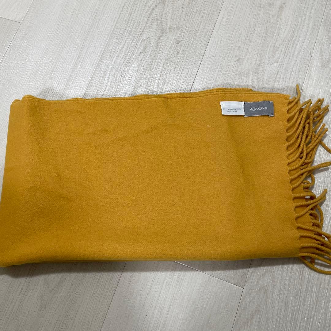 未使用　AGNONA アニオナ　カシミヤ　マフラー