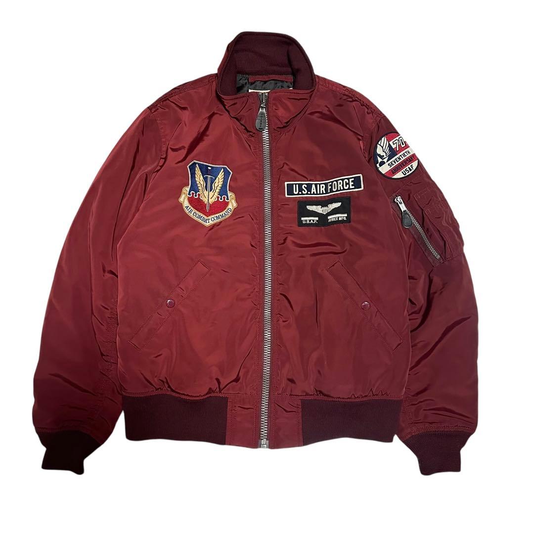アヴィレックス　フライトジャケット MA-1 アメリカ空軍70周年記念　L