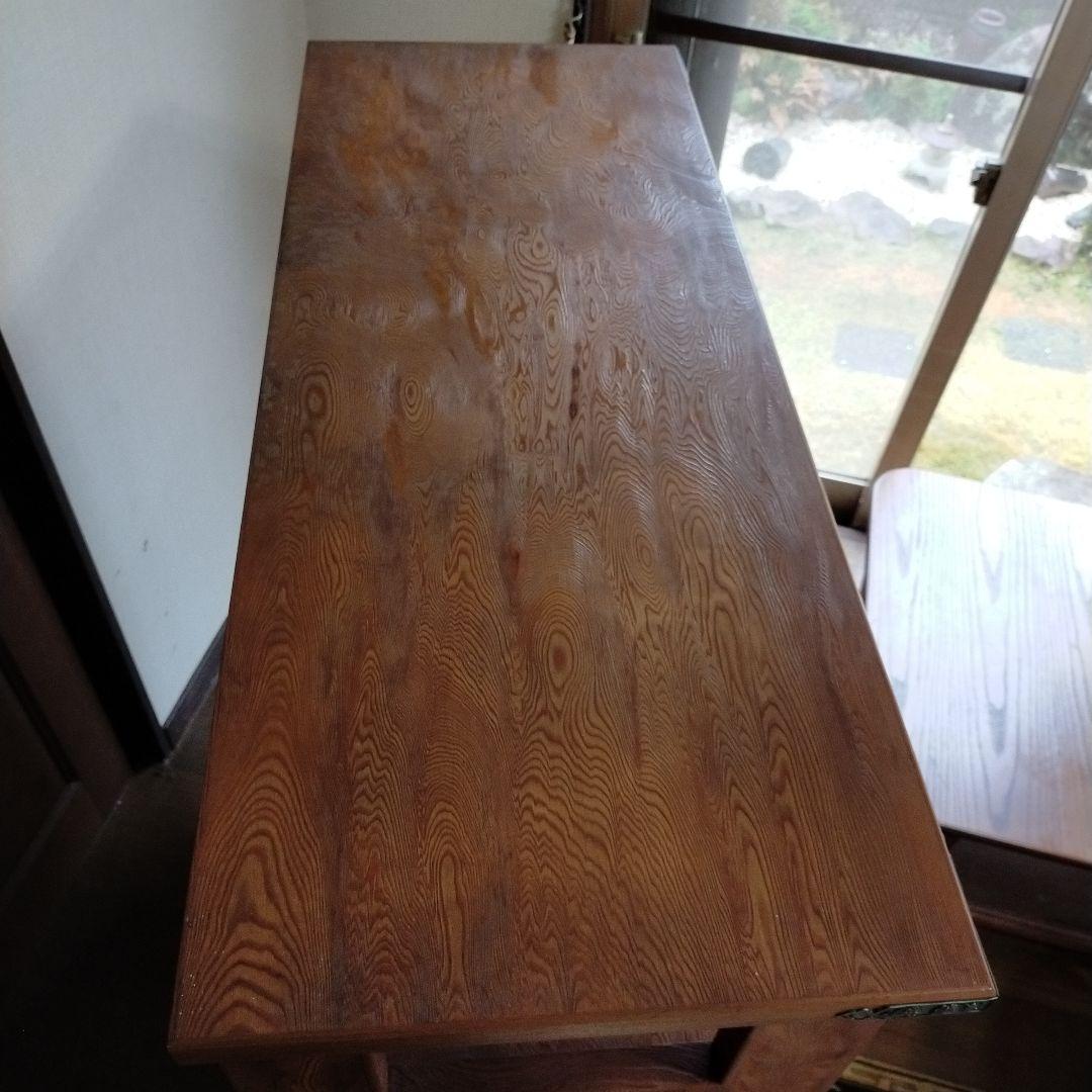 世界遺産屋久杉　極上　茶箪笥　茶棚　飾り棚　違い棚　収納棚　和家具