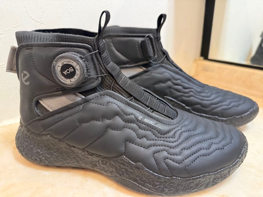 【超美品】ECCO BIOH5 HIGH-TOP BOA シューズ（EU:41）