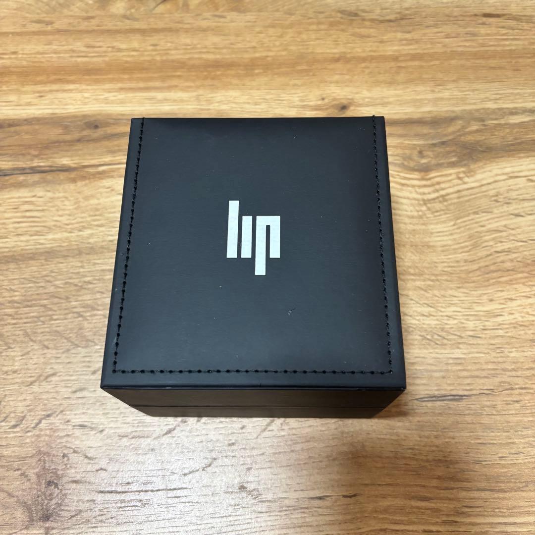 LIP【リップ】マッハ2000ミニフランス製 レザー ブラック ゴールド 腕時計