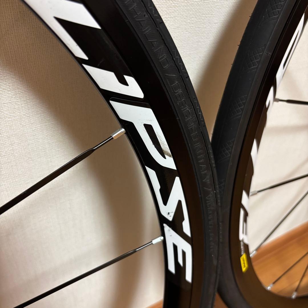 Mavic製 ELLIPSE 700×25mmトラックホイールセット