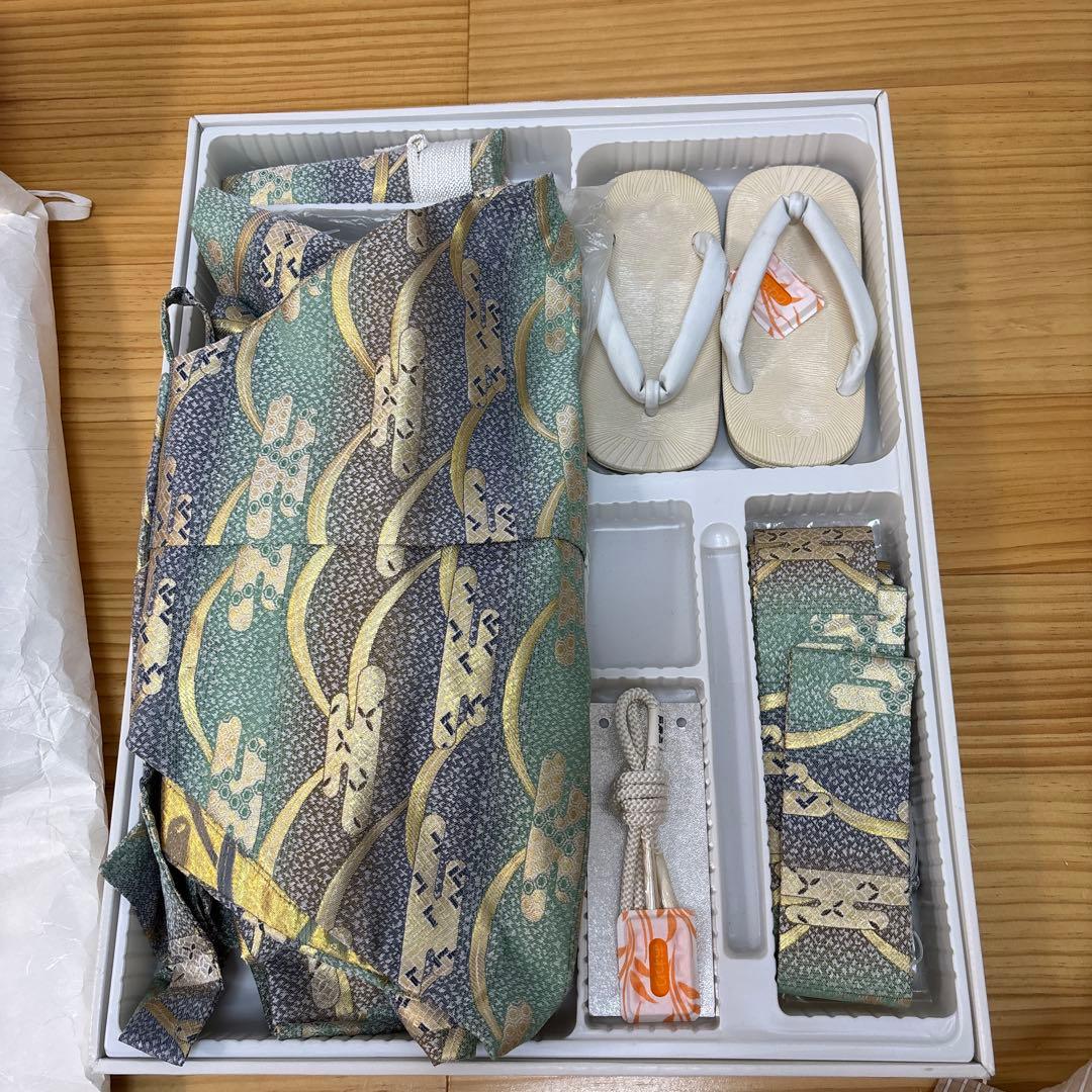 5歳 7歳　男の子　七五三 袴　着物　下駄　小物セット