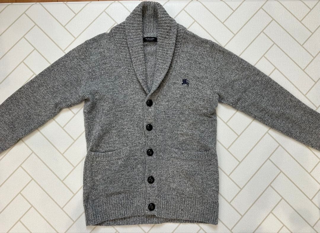 BURBERRY BLACK LABEL カーディガン 2SIZE グレー