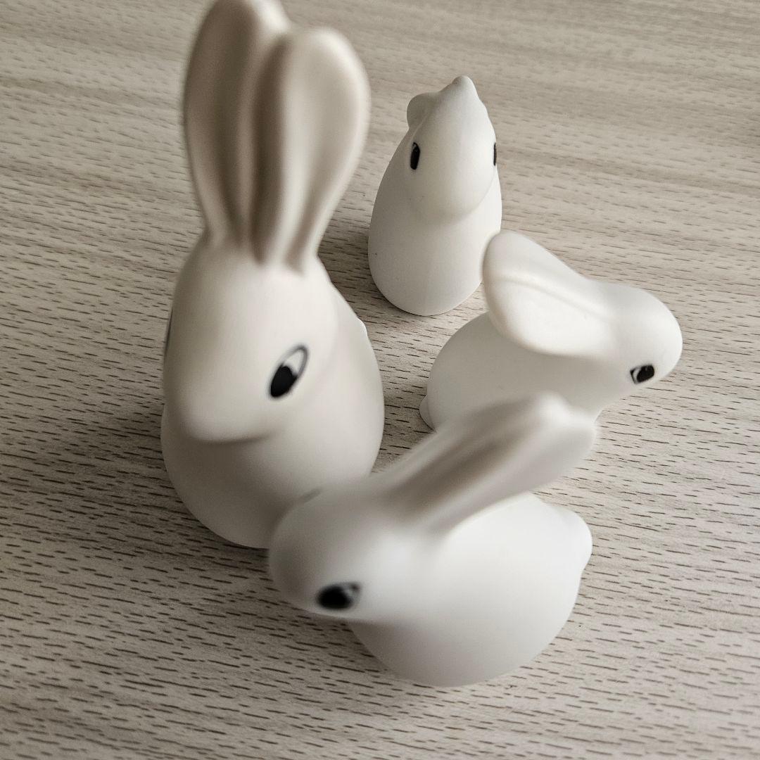 ARABIA ヘルヤ うさぎの親子の4体セット