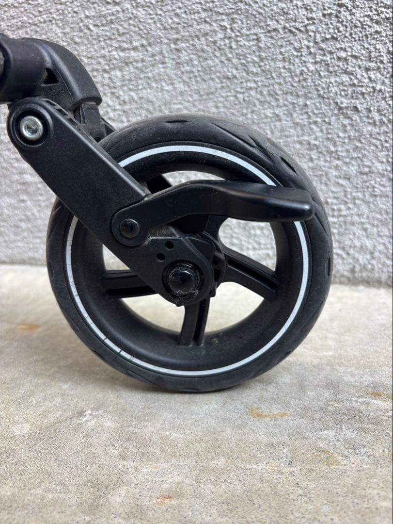 や*と様 ピジョン ビングルBB2 B型ベビーカー グレー　■おまけ■別売の日よ