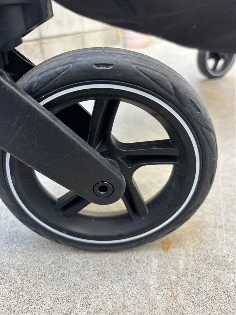 や*と様 ピジョン ビングルBB2 B型ベビーカー グレー　■おまけ■別売の日よ