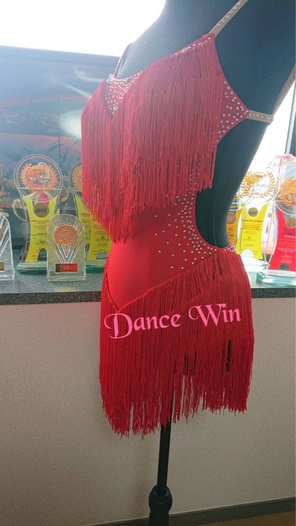 ⭐️限定感謝セール！⭐️オーロララインストーンフリンジラテンドレス