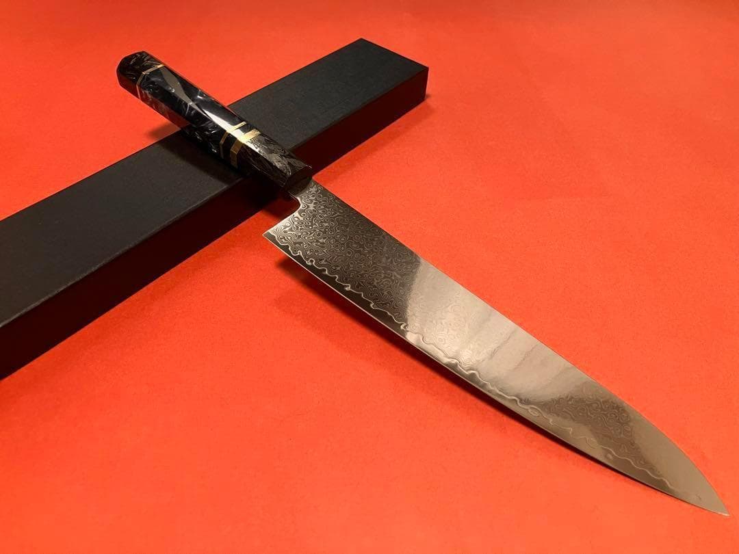 VG10 67層ダマスカス レジン柄牛刀 24cm