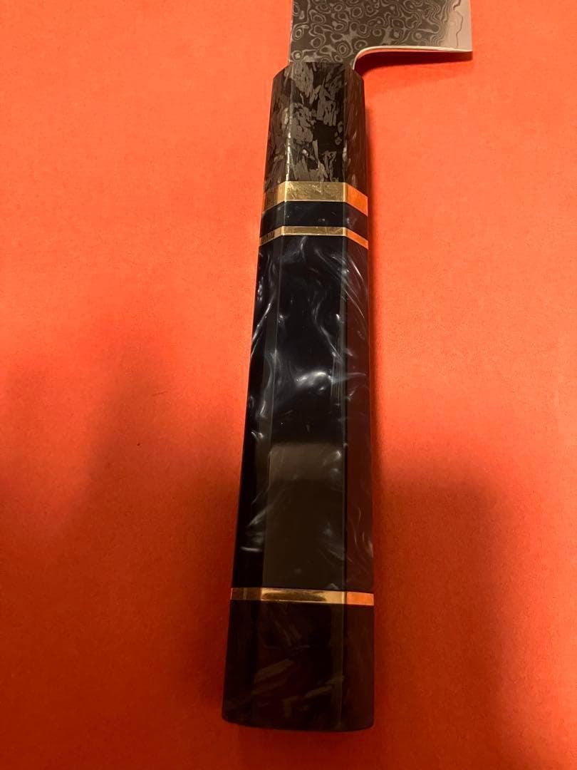 VG10 67層ダマスカス レジン柄牛刀 24cm