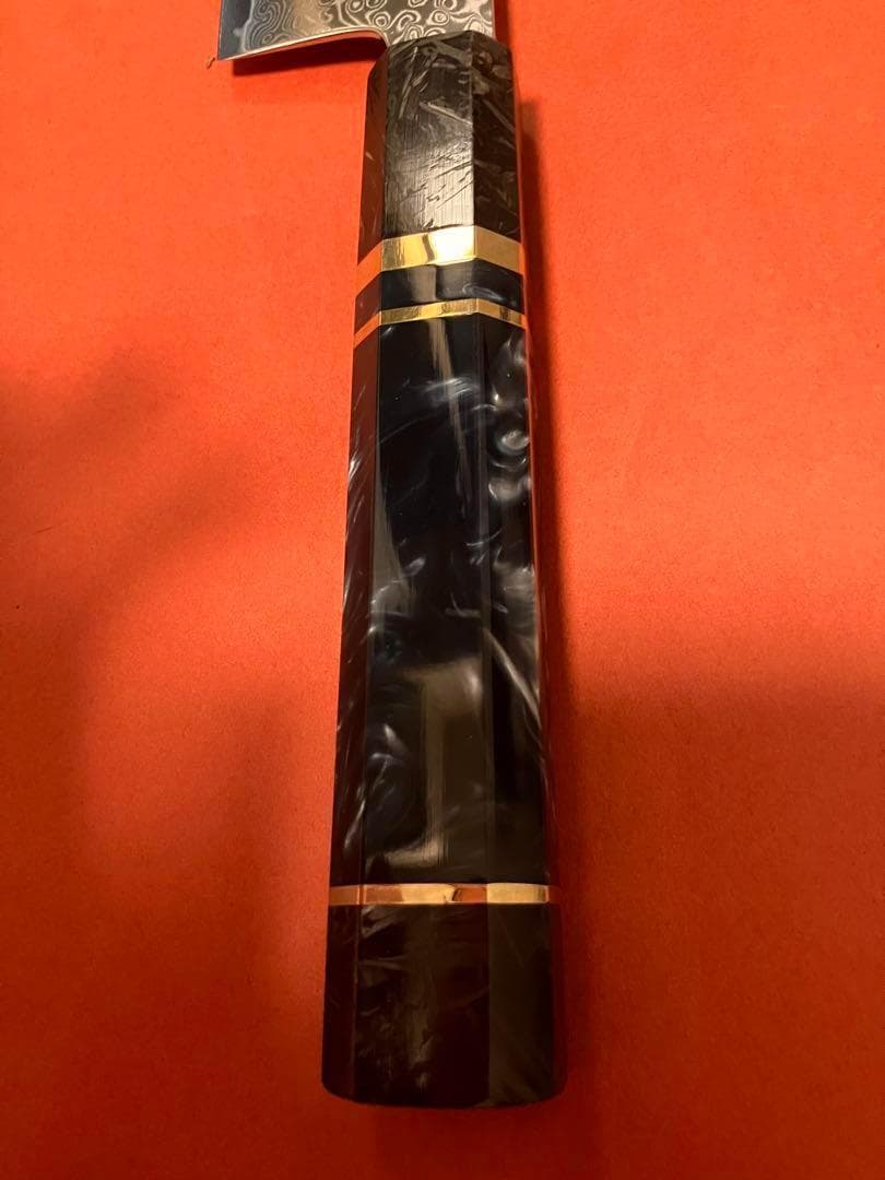 VG10 67層ダマスカス レジン柄牛刀 24cm