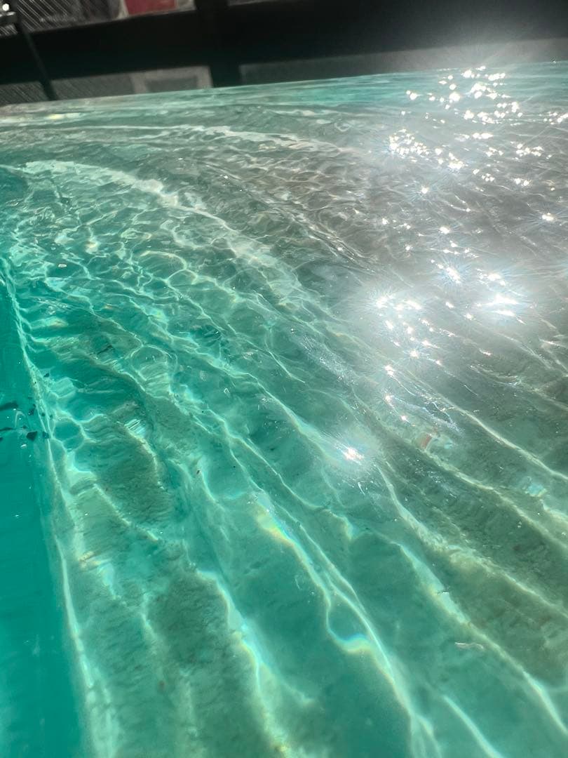 【波紋アート】Real Ocean／幻の島／42cm × 30cm／壁掛けアート