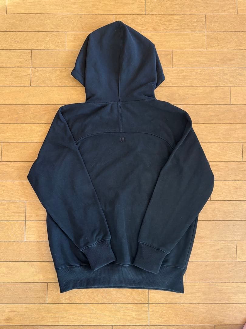 n*n様 美品‼️AMI PARIS アミパリス ブラック drip トレーナー